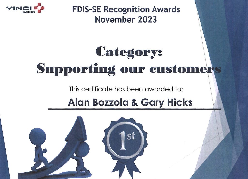 RDM’s Alan Bozzola and Gary Hicks shine in Future Defence Infrastructure Services (FDIS) Awards